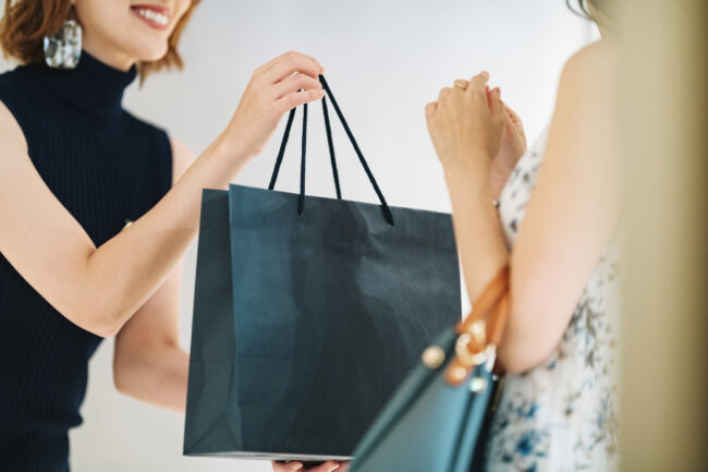 買い物　お渡し