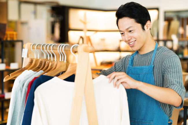 アパレル　男性