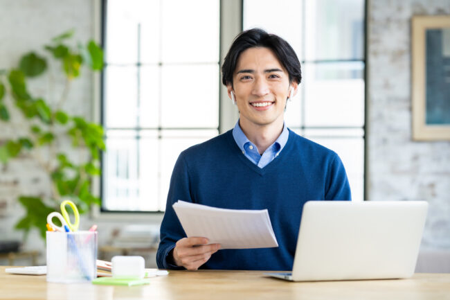 リモートワーク 男性