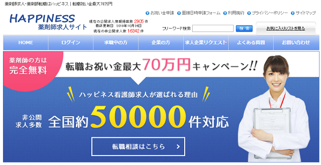 ハッピネス薬剤師