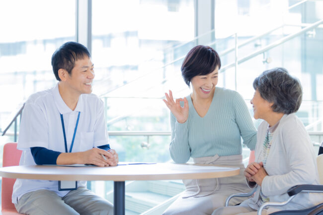 生活相談員　笑顔