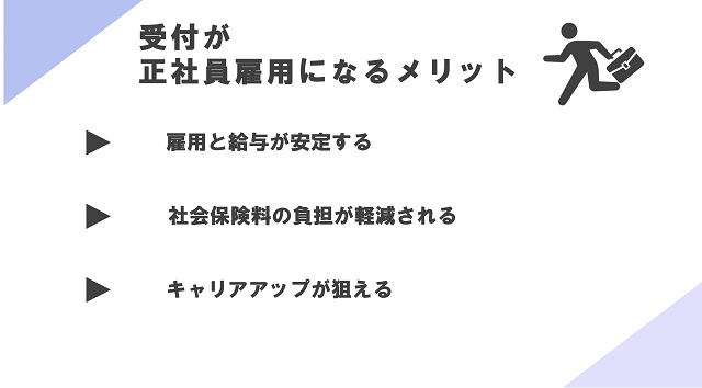受付 正社員雇用