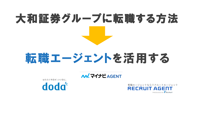大和証券グループに転職する方法
