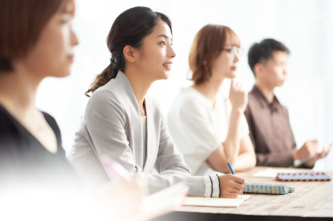 セミナー受講 女性