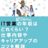 IT営業の年収はどれくらい？仕事内容やキャリアアップのコツを解説