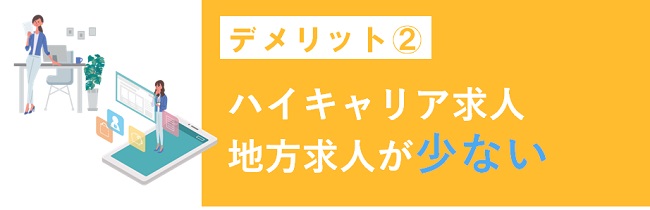 ハイキャリア求人地方求人が少ない