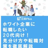 ホワイト企業に転職したい20代向け！見分け方や転職対策を徹底解説