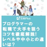 プログラマーの転職で大手を狙うコツを徹底解説!レベルや中小との違いは?